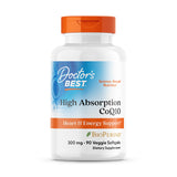 Doctor's Best CoQ10 alta absorción en botella, posible energía diaria.