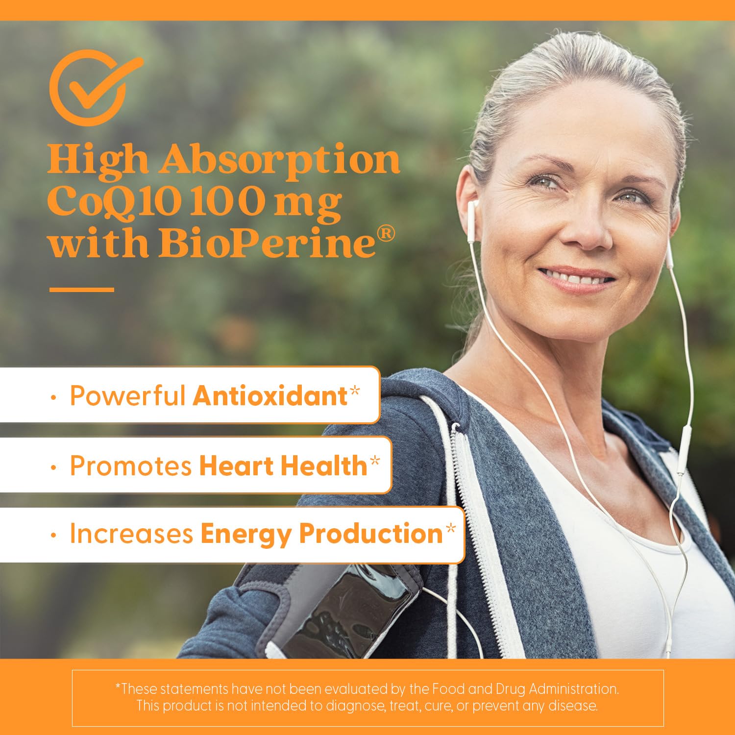 Doctor's Best CoQ10 antioxidante que ayuda a energía y rendimiento.