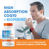 Empaque de Doctor's BEST CoQ10 con verificación USP.