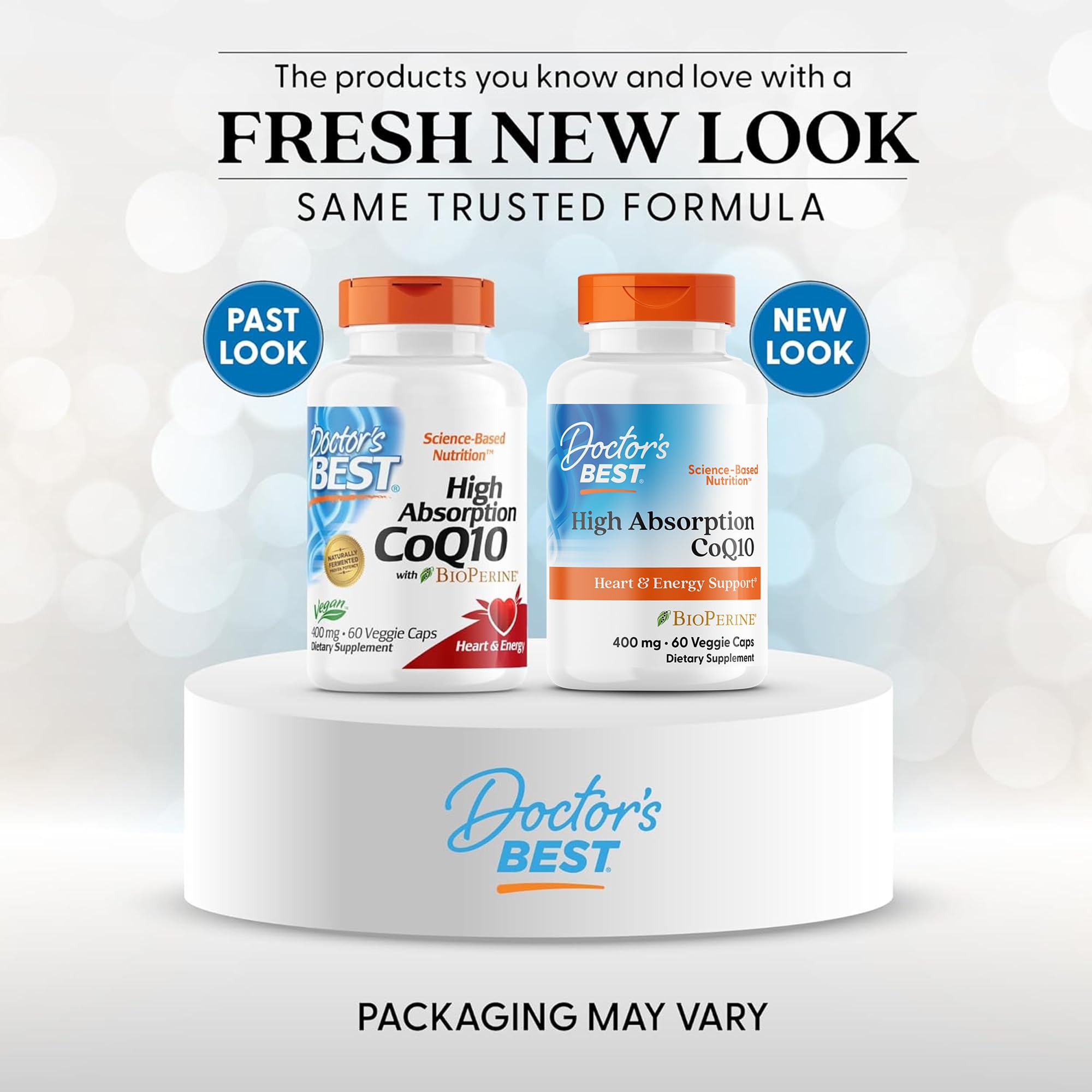 CoQ10 vegano sin gluten y sin soja de Doctor's BEST.