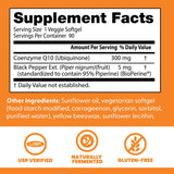 Softgels de Doctor's Best CoQ10 en presentación lista para uso diario.