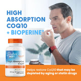 Uso diario en casa con Doctor's Best CoQ10, apoyo antioxidante.