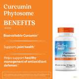 Doctor's Best Curcumin Phytosome, etiqueta frontal con información clave.