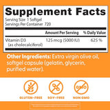 Doctor's Best Vitamina D3 para salud ósea y densidad