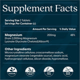 Etiqueta de Doctor's Best con 200 mg por porción y datos nutricionales.