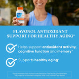 Doctor's BEST Fisetin: empaque exterior que resalta opciones veganas.