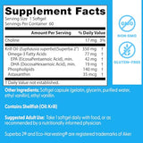 Doctor's Best Krill, fosfolípidos y astaxantina para membranas y antioxidantes.