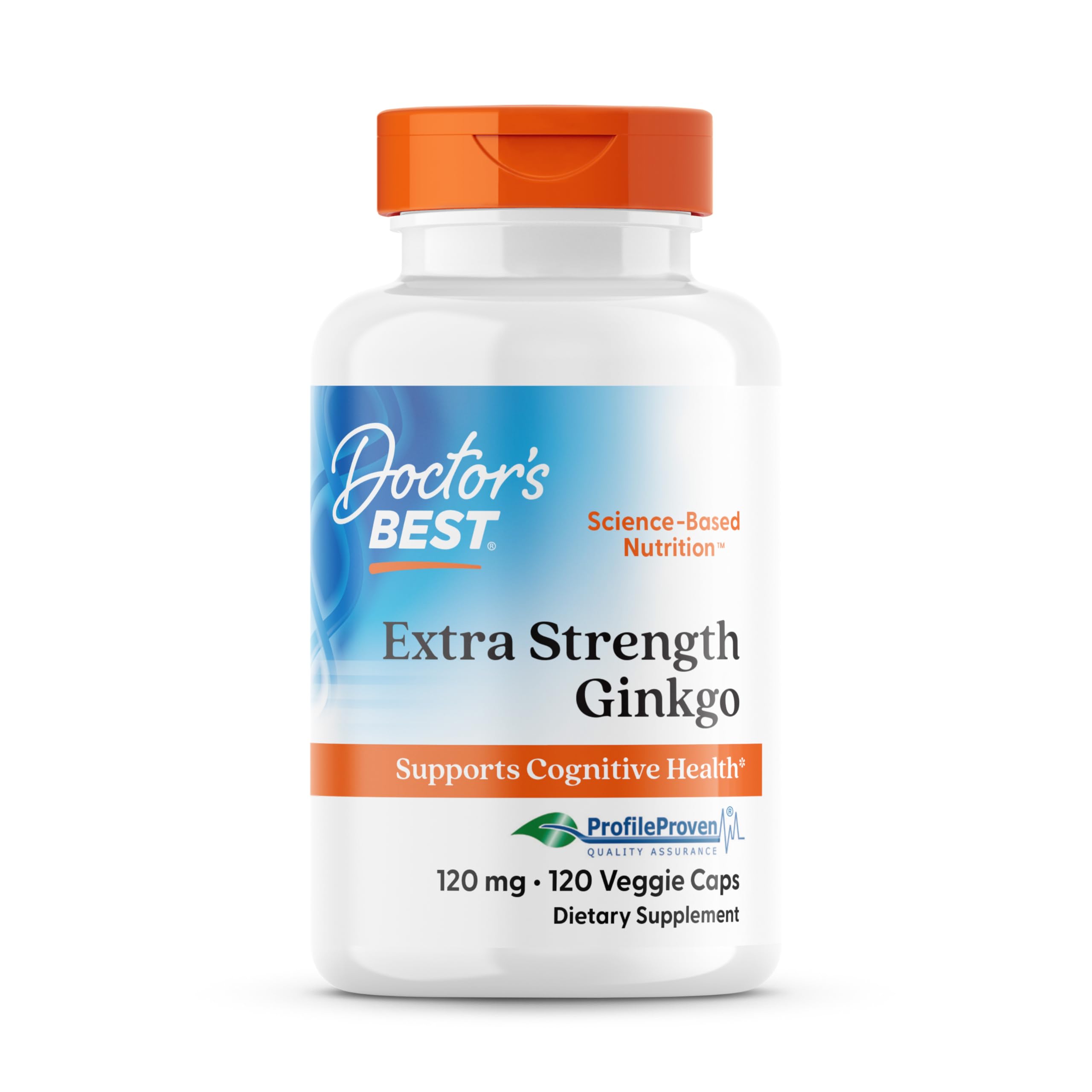 Doctor's BEST Ginkgo: cápsula de extra-fuerza para claridad mental diaria.