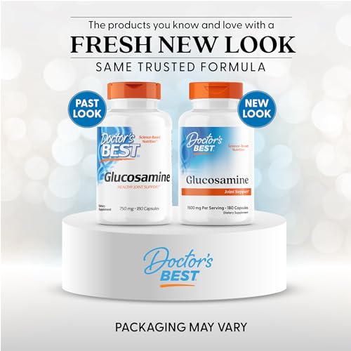 Doctor's Best glucosamina cápsulas: uso diario para flexibilidad y confort.