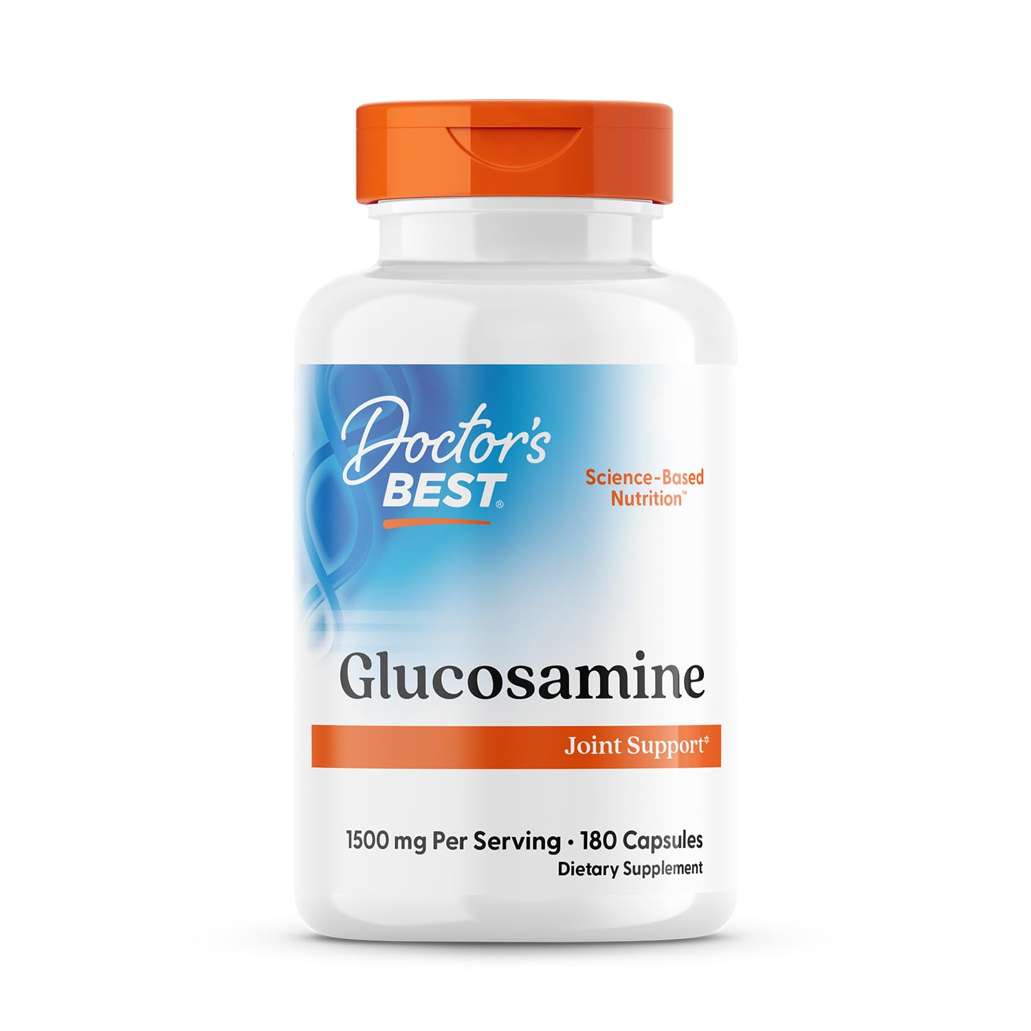 Doctor's Best glucosamina frasco: cápsulas para movilidad diaria.