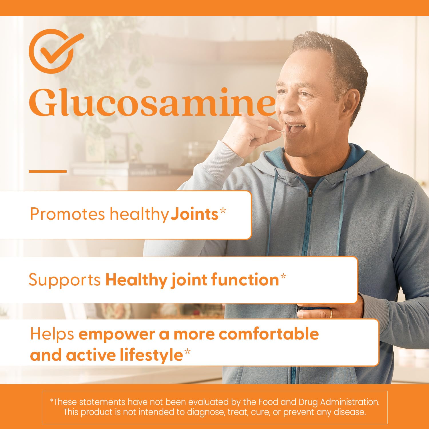 Movilidad diaria con Doctor's Best glucosamina: apoyo articular.
