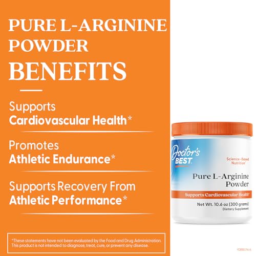 Doctor's BEST L-Arginine, dosificador, facilita medir la dosis para tu bebida