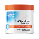 Doctor's BEST L-Citrulina en polvo sin sabor en bote, ideal para uso diario.