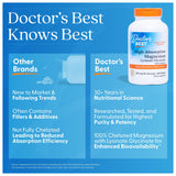 Uso nocturno recomendado para apoyar sueño y relajación con Doctor's Best.