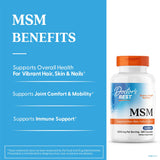 Caja de empaque de Doctor's Best MSM para conveniencia diaria