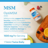 Doctor's Best MSM, uso diario con agua para consumo.