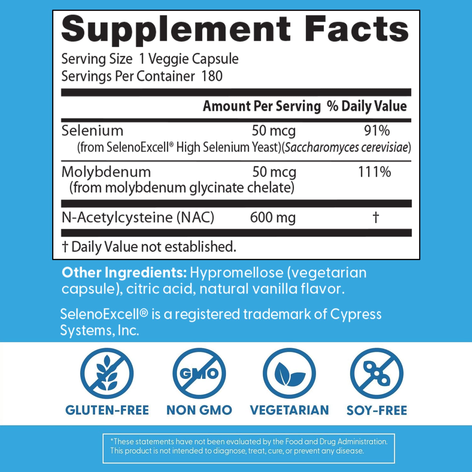 Doctor's Best NAC Detox Regulators, cápsulas 600 mg, toma conveniente.