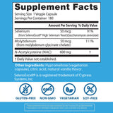 Doctor's Best NAC Detox Regulators, cápsulas 600 mg, toma conveniente.
