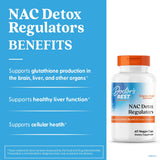 Etiqueta destacada Doctor's Best NAC Detox Regulators con NAC, selenio y molibdeno
