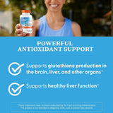 Doctor's Best NAC Detox Regulators, uso diario para apoyar la salud celular.