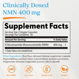 Botella de Doctor's Best NMN con 60 cápsulas para uso diario.