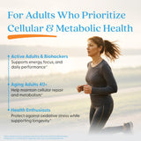 Persona activa usando Doctor's Best NMN+ para mantener energía