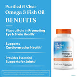 Doctor's Best Omega-3: filtración avanzada que garantiza pureza y trazabilidad.