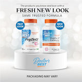 Cápsulas veganas PepZin GI de Doctor's Best para bienestar digestivo.