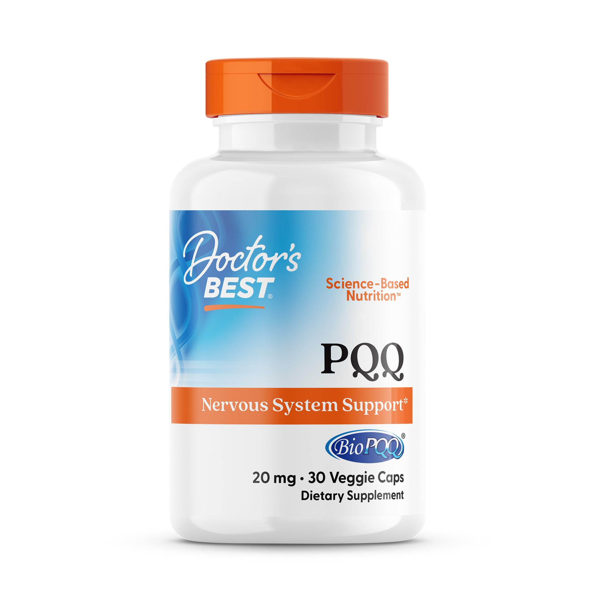 Doctor's BEST PQQ BioPQQ cápsulas: posible apoyo a la energía celular diaria.