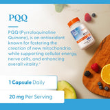 Doctor's BEST PQQ BioPQQ dosis diaria para apoyo de vitalidad.
