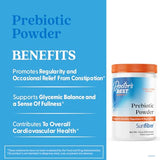 Doctor's Best Prebiotic Powder disolucion instantánea para beber con agua.