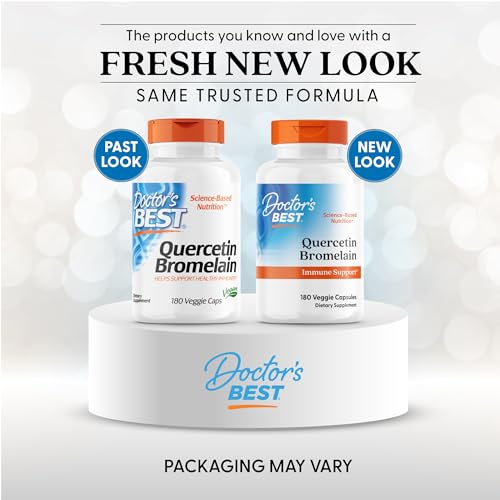 Doctor's Best Quercetina Bromelina: cápsula para salud cardíaca.