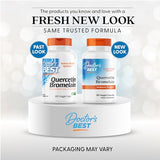 Doctor's Best Quercetina Bromelina: cápsula para salud cardíaca.