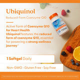 Detalle del frasco Doctor's Best ubiquinol 200 mg, verificación de presentación.