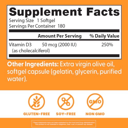 Doctor's Best Vitamin D3 2000 UI, dosis diaria, posible apoyo inmunológico