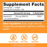 Doctor's Best Vitamin D3 2000 UI, dosis diaria, posible apoyo inmunológico