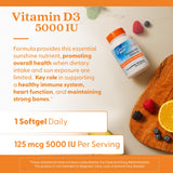 Mano sosteniendo la botella Doctor's Best D3 5000IU para uso diario