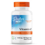 Doctor's Best Vitamina C 1000 mg, botella frontal; apoyo al sistema inmune.