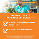 Envase de 60 cápsulas Doctor's Best D3K2 para nutrición sostenida