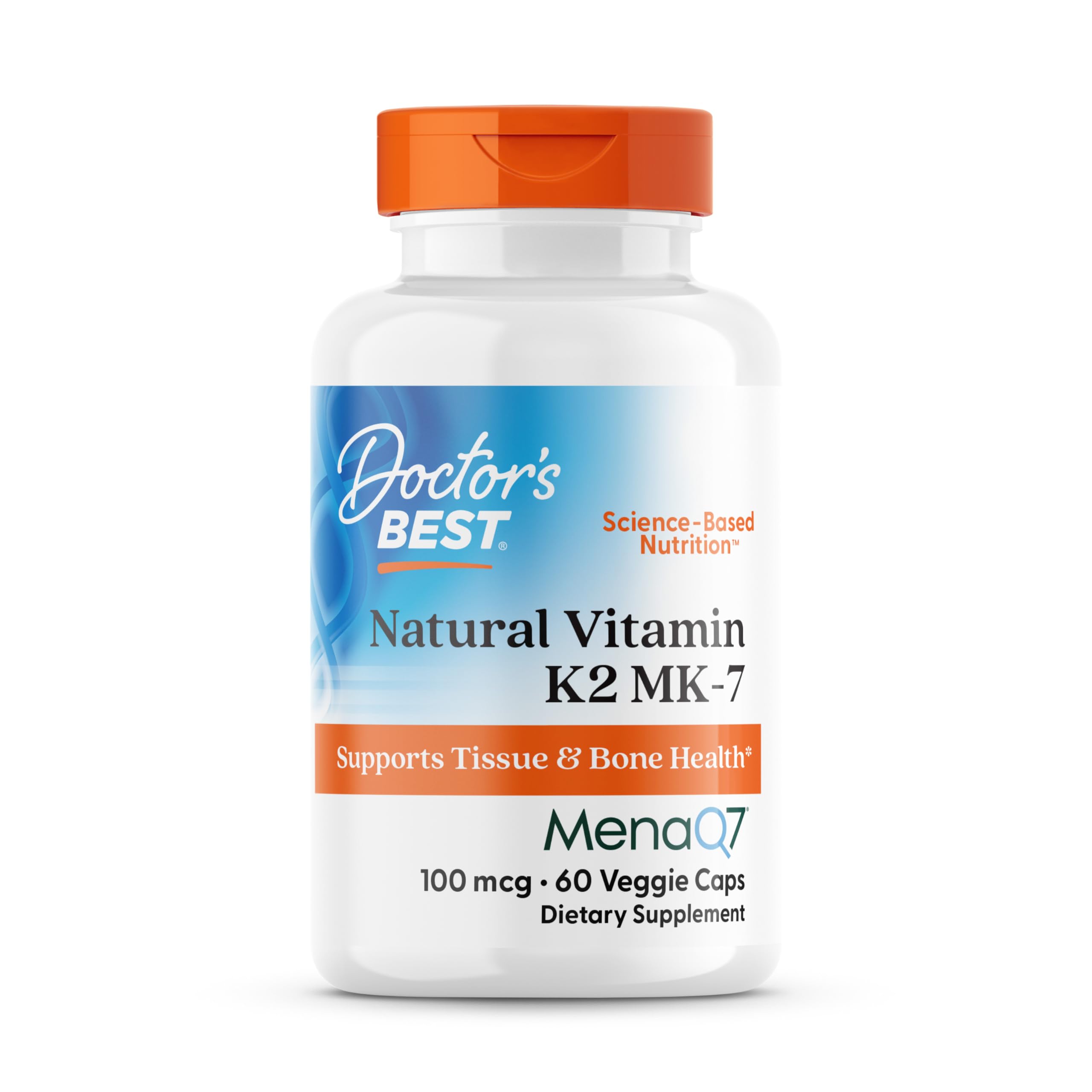 Doctor's Best Vitamina K2 MK-7, cápsulas, apoyo a la salud ósea