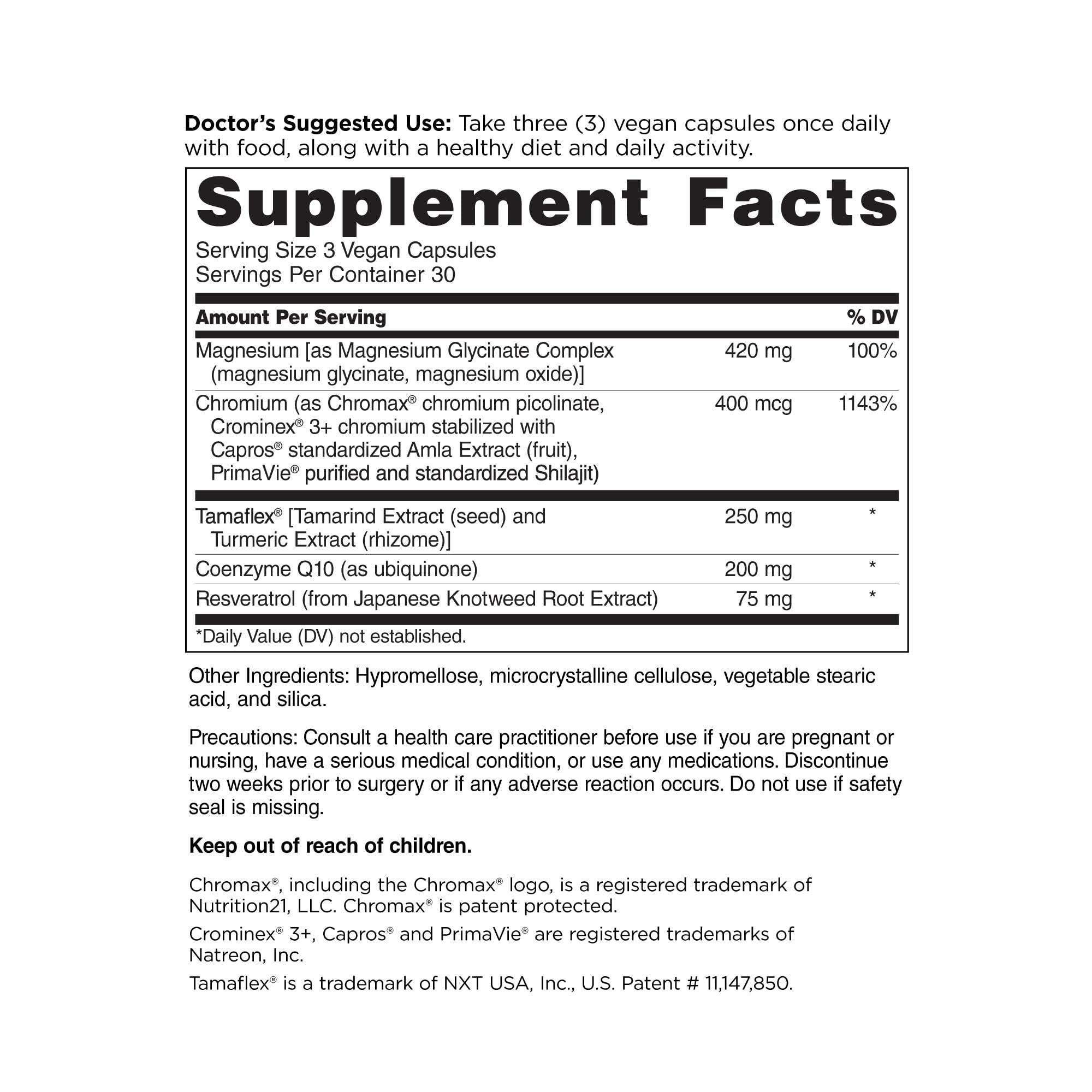 Cápsulas de Daily5 de DOCTORS' PREFERRED listas para uso diario y energía.