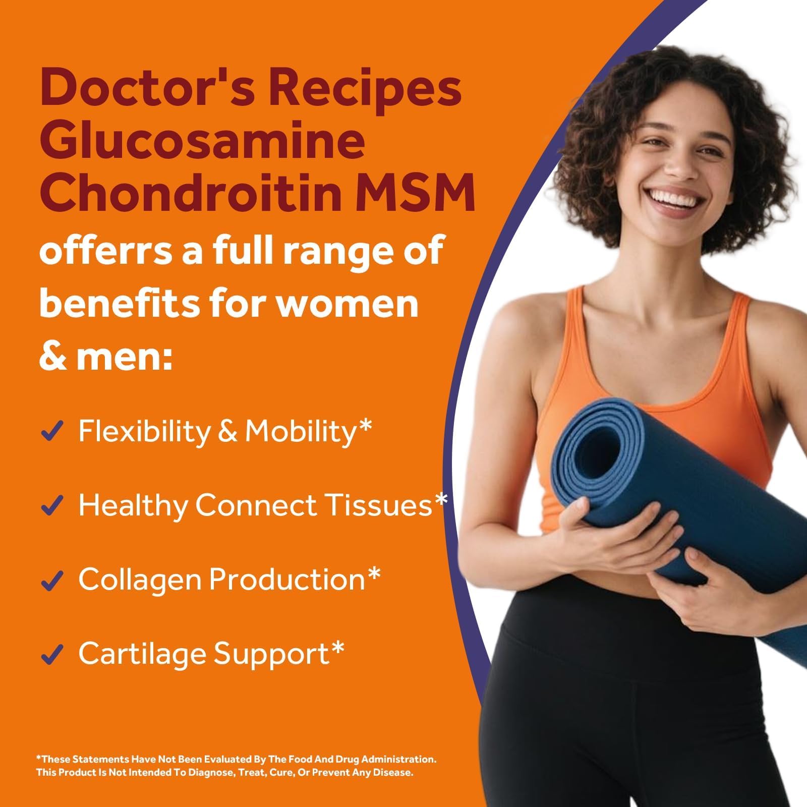 Doctor's Recipes apoyo a articulaciones y tejidos para mayor flexibilidad