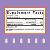 Doctor's Recipes Calcium 1200 mg con D3, botella frontal, dosis diaria cómoda.