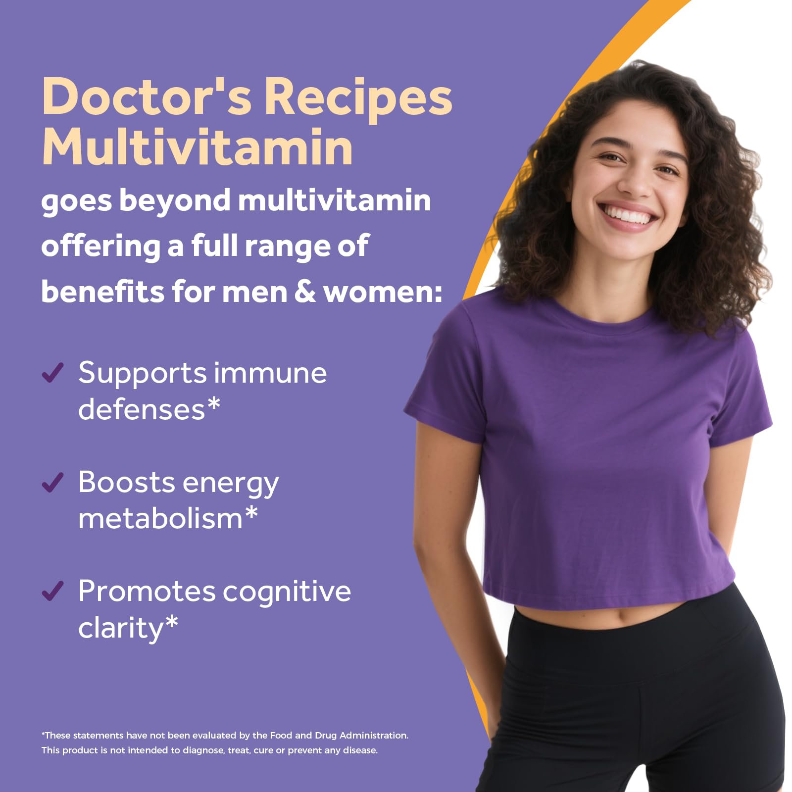 Doctor's Recipes Multivitamínico: defensas inmunitarias apoyadas por vitaminas y minerales