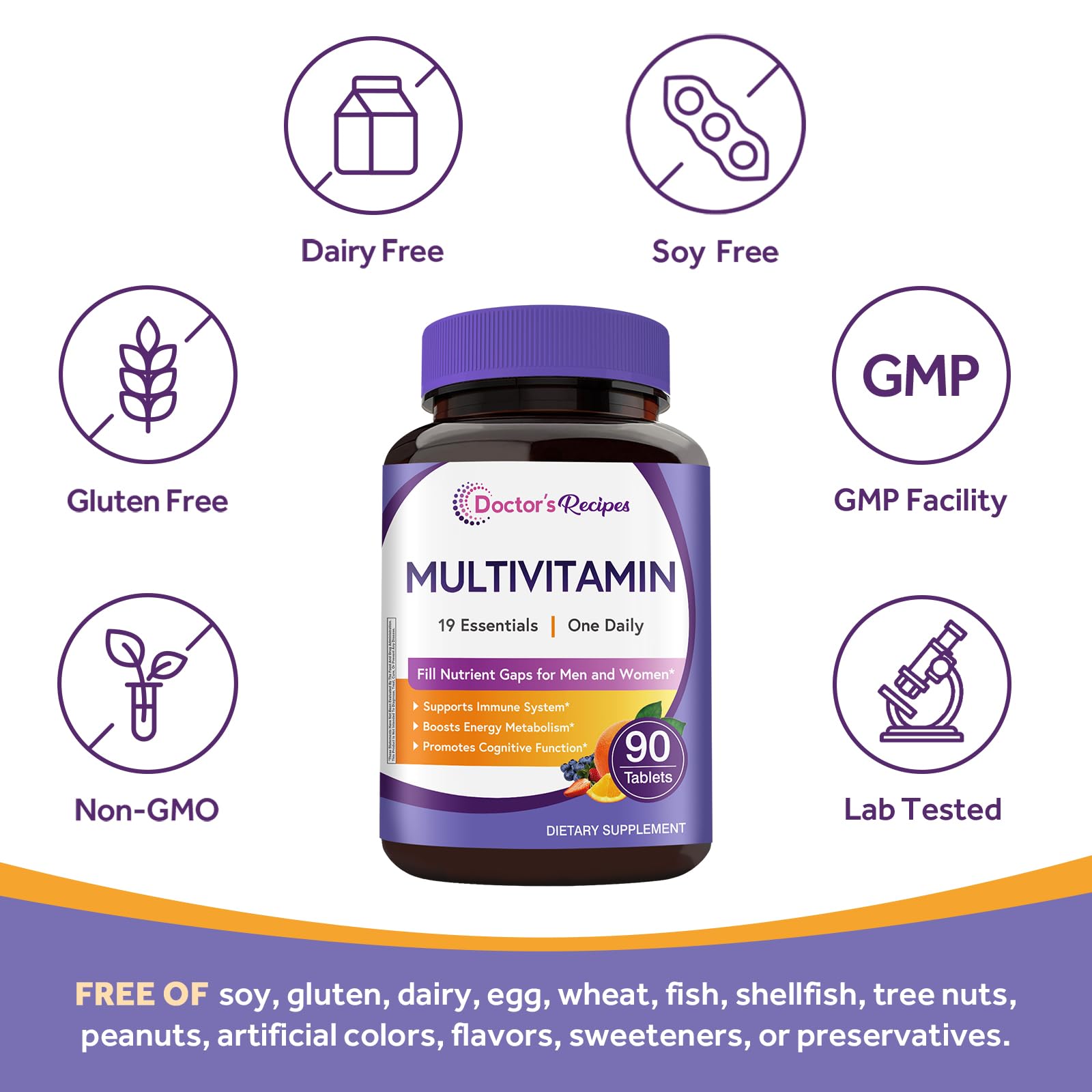 Doctor's Recipes Multivitamin: energía y vitalidad para días ocupados