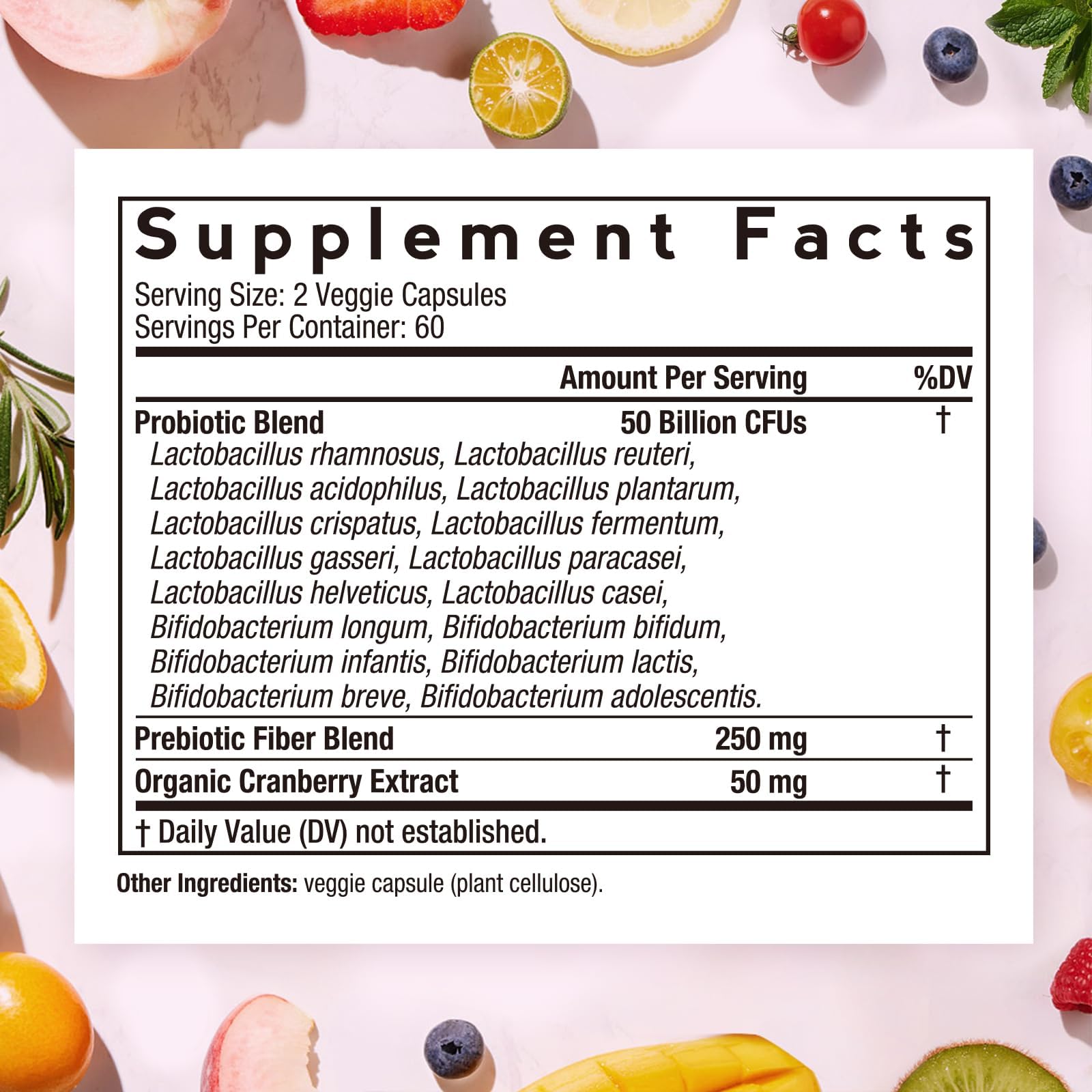 Doctor's Recipes probiótico para mujer con 16 cepas para equilibrio intestinal