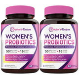 Doctor's Recipes probióticos Mujer, pack doble para uso diario.