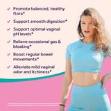 Cápsulas de Doctor's Recipes Probiotics para Mujeres, soporte diario de flora.