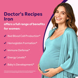 Doctor's Recipes Vitamina C incluida para favorecer la absorción del hierro.