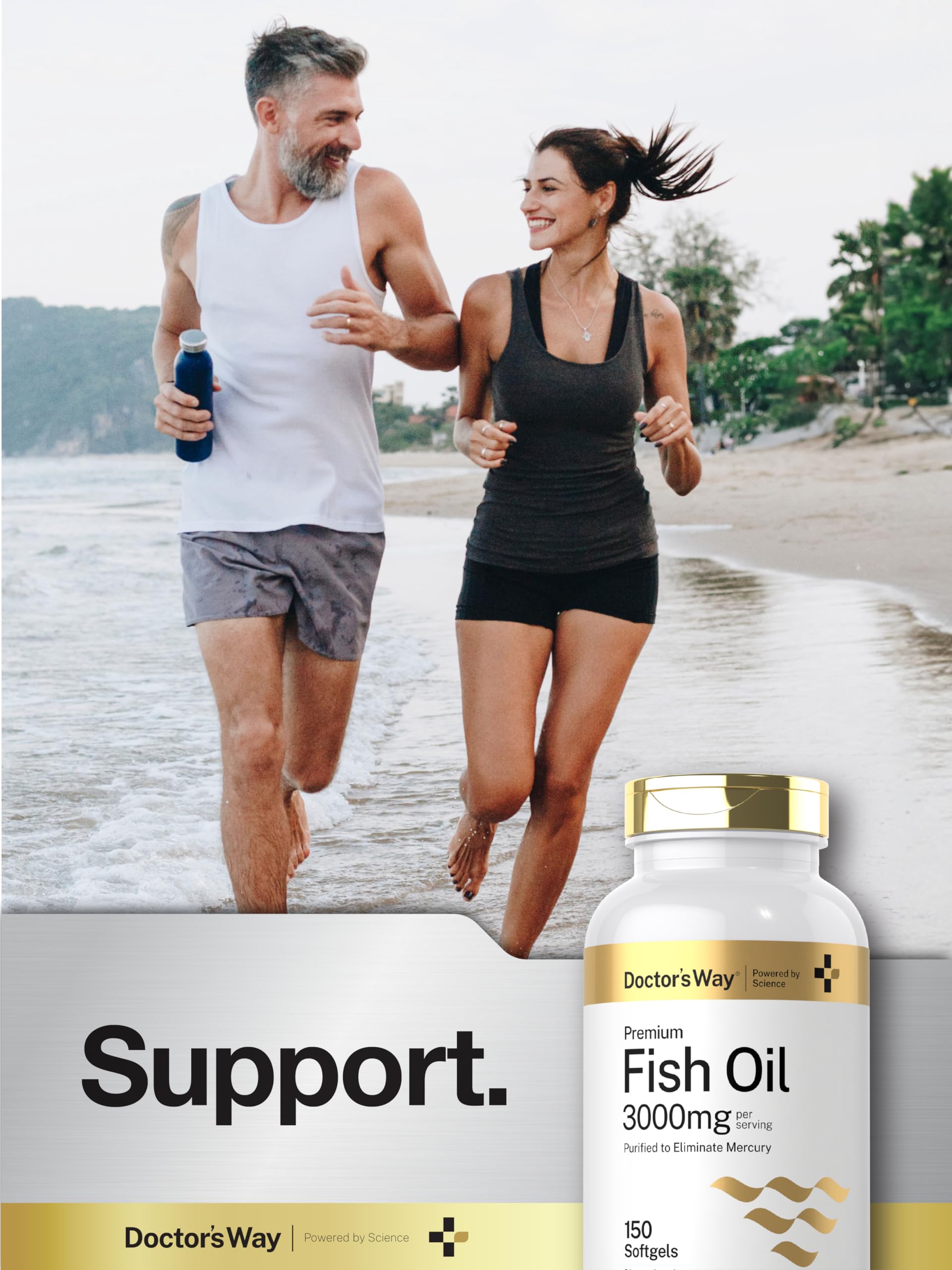 Doctor's Way Fish Oil sin GMO: fórmula natural